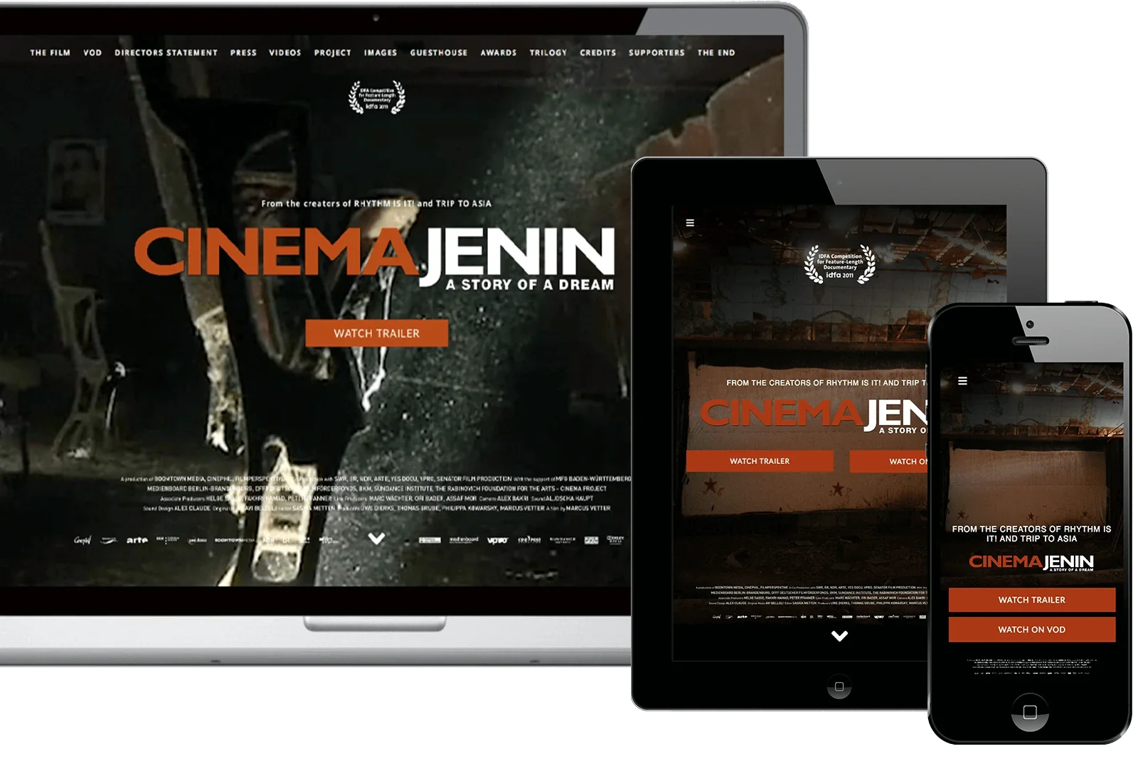 Filmwebsites CinemaJenin